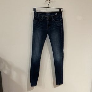 Lucky Brand Jeans Women's Size 24 (00) Blue Dark Wash Denim Brooke Skinny